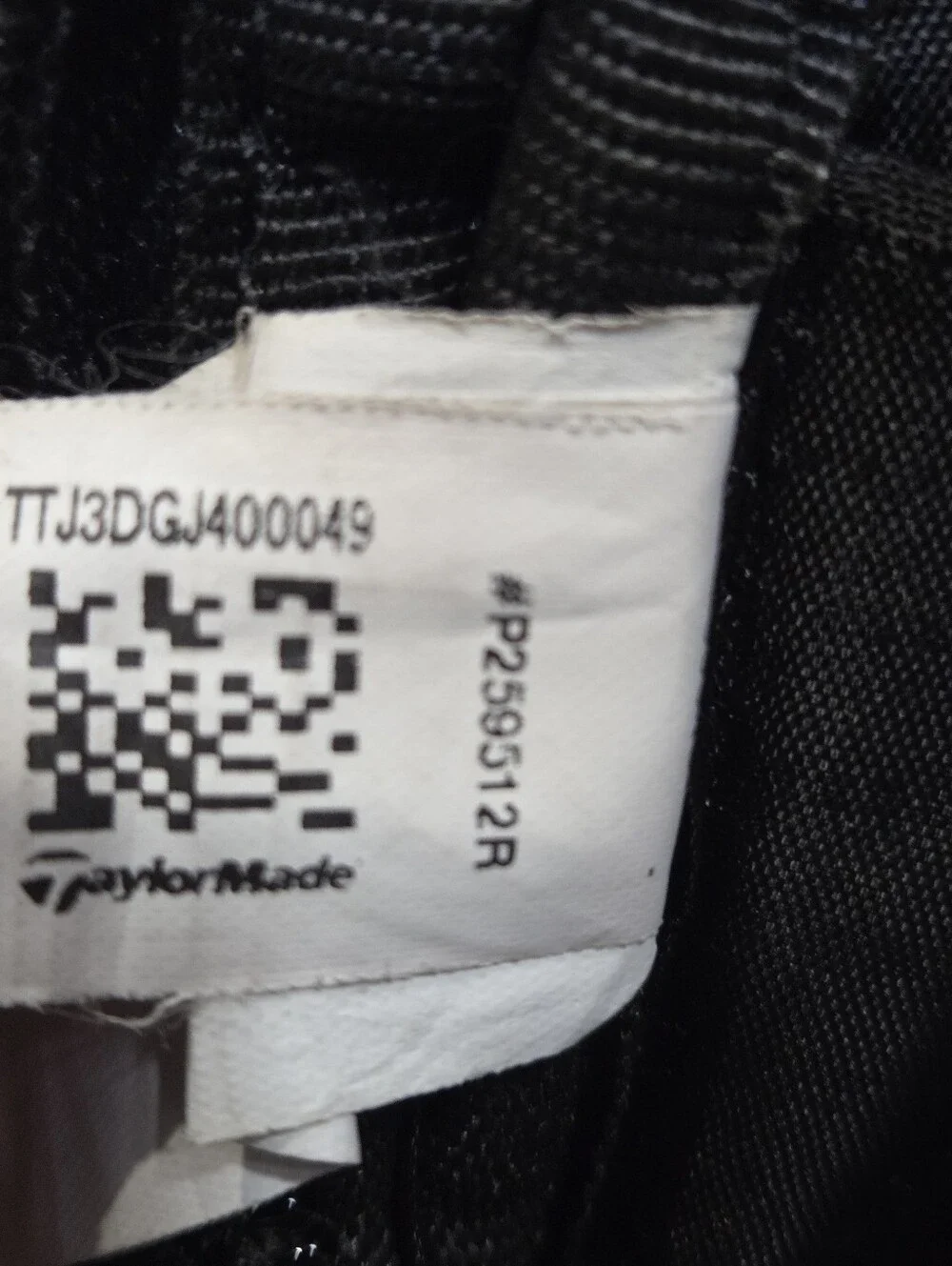 Taylormade Men's Pre-owned Backpack Golf Black